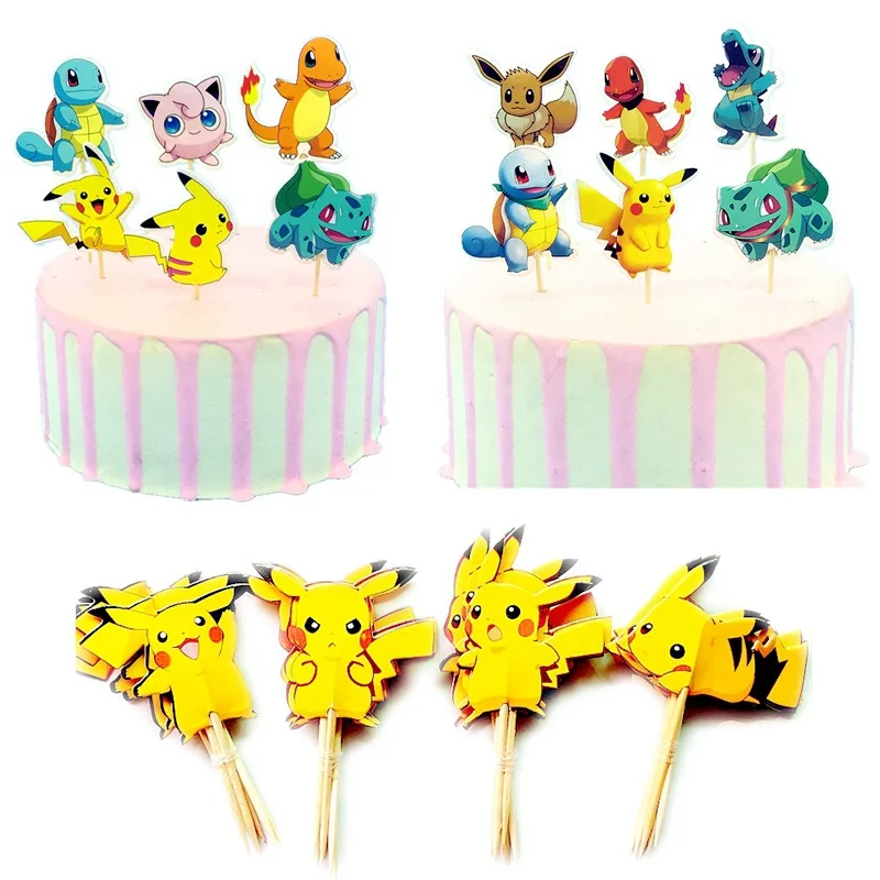 Pikachu Pokemon Party Decorations Pokemon Go Party Cupcake Surrounding Kid Birthday Border Desserts Topper Table Baking Supplies
Pikachu Pokemon Party Decorations Pokemon Go Party Cupcake Surrounding Kid Birthday Border Desserts Topper Table Baking Supplies