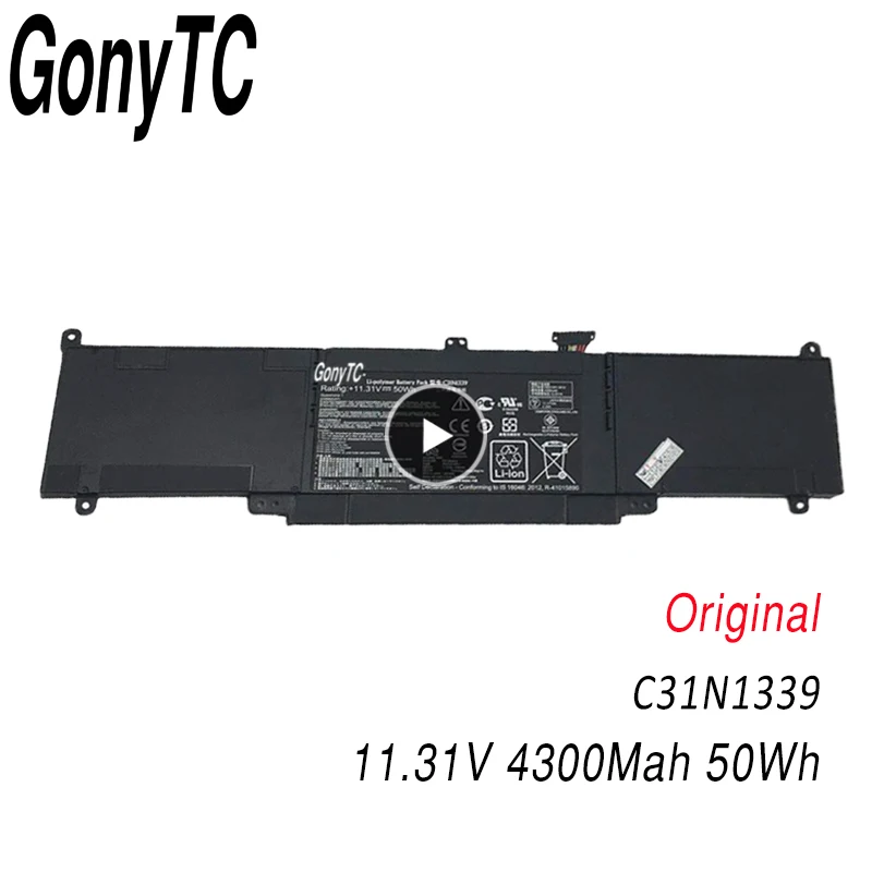 

GONYTC C31N1339 Genuine battery for ASUS Transformer Book Flip TP300LA TP300LD TP300LJ TP300UA Q302L Q302LA TP300UA Q302L Q302LA