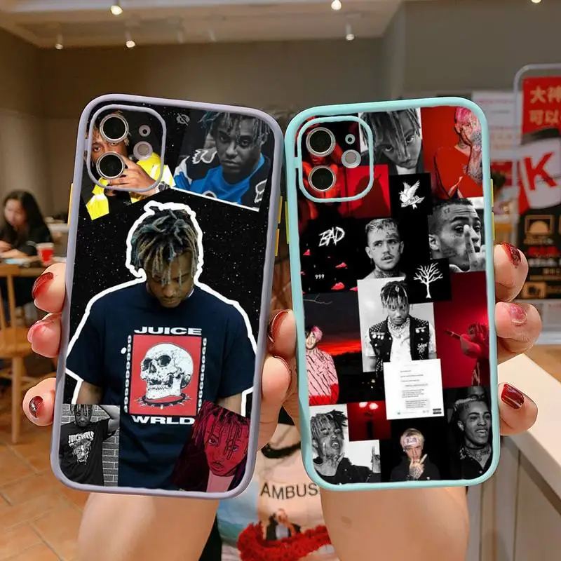 Rapper Juice WRLD Phone Case For iPhone 13 12 11 Mini Pro XR XS Max 7 8 Plus X Matte transparent Gray Back Cover
Rapper Juice WRLD Phone Case For iPhone 13 12 11 Mini Pro XR XS Max 7 8 Plus X Matte transparent Gray Back Cover