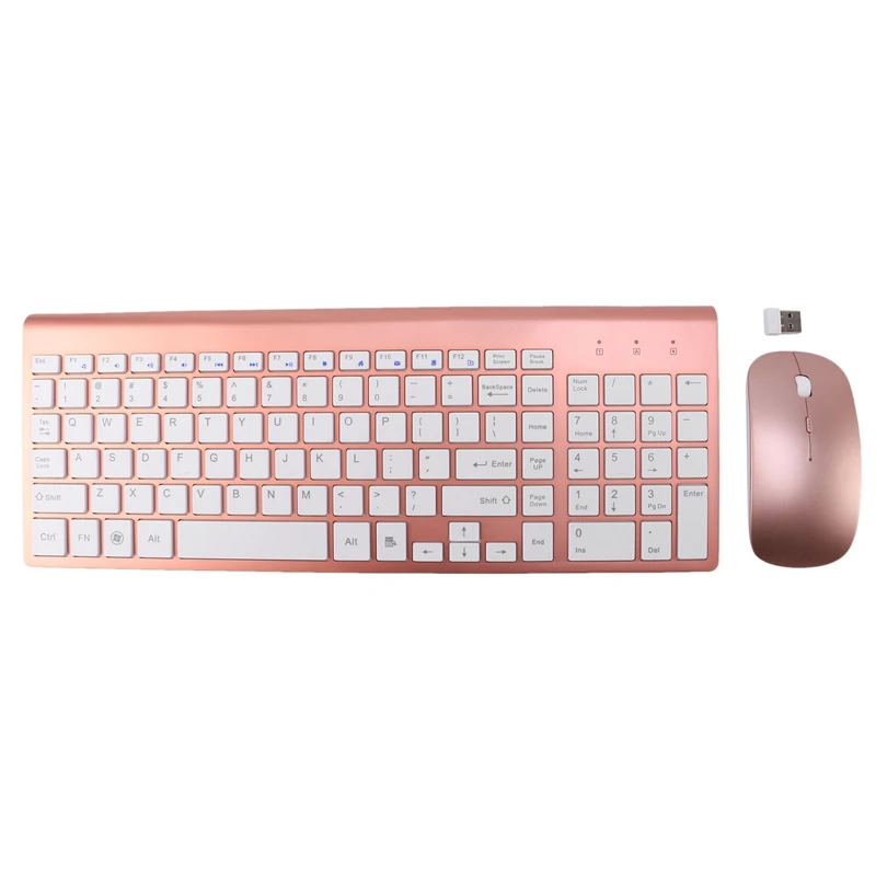 Smooth Body 2.4GHz Wireless Keyboard and Mouse Combo 102 Keys Low-noise Wireless Keyboard Mouse for Mac Pc WindowsXP/7/10 Tv Box
Smooth Body 2.4GHz Wireless Keyboard and Mouse Combo 102 Keys Low-noise Wireless Keyboard Mouse for Mac Pc WindowsXP/7/10 Tv Box