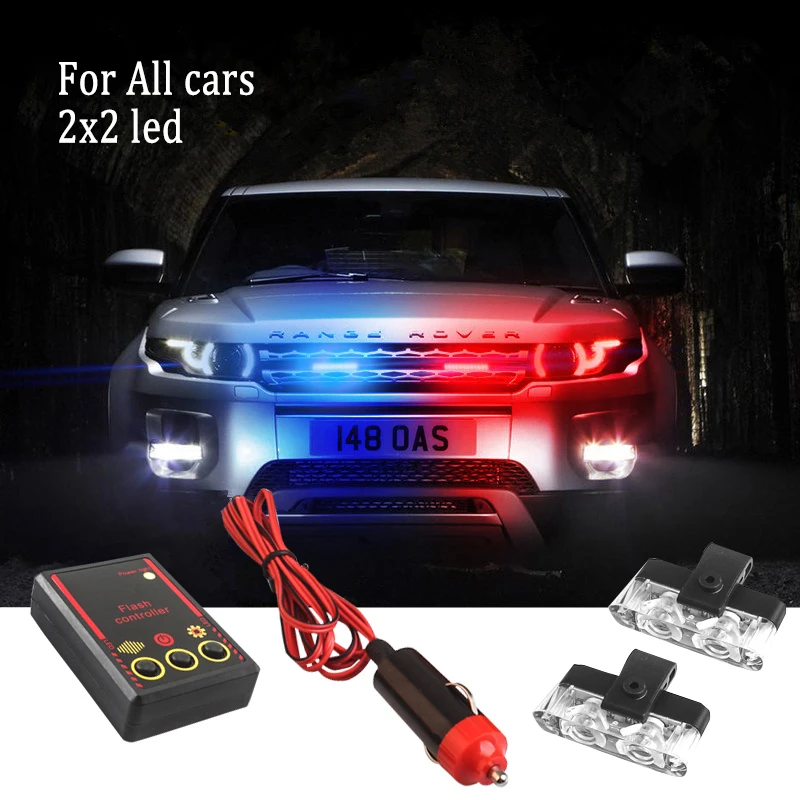 2LED Cigarette Police Strobe Lights Stroboscopes Led Ambulance Light Fog Flasher Fso Auto Flash Police Light
2LED Cigarette Police Strobe Lights Stroboscopes Led Ambulance Light Fog Flasher Fso Auto Flash Police Light