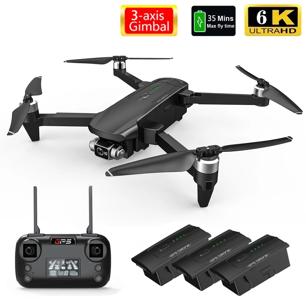 2021 NEW Drone 6K HD Camera 3-axis Gimbal 35 mins Flight Time Brushless Aerial Photography GPS WIFI FPV vs SG906 pro2 F11
2021 NEW Drone 6K HD Camera 3-axis Gimbal 35 mins Flight Time Brushless Aerial Photography GPS WIFI FPV vs SG906 pro2 F11