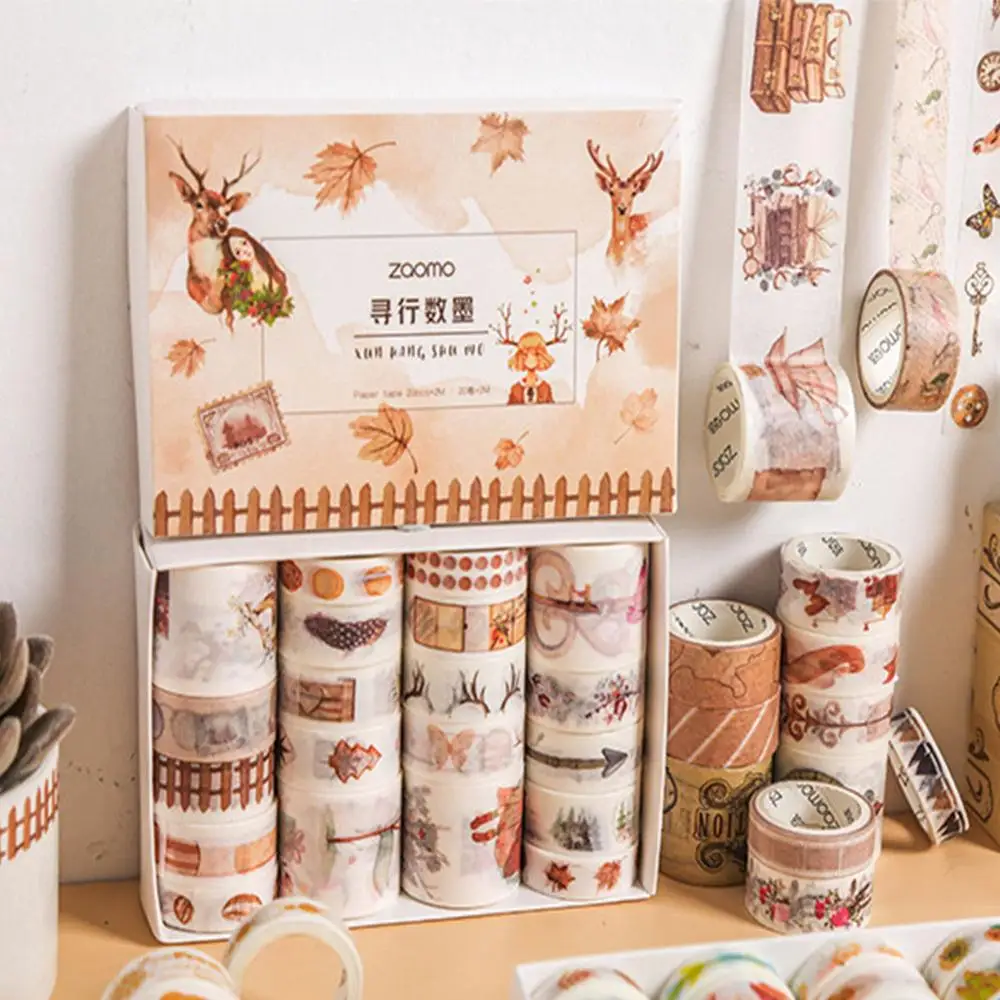20pcs/set Time Series Journal Decorative Tapes Vintage Washi Paper Scrapbooking Diary Planner Masking Tapes School Supplies
20pcs/set Time Series Journal Decorative Tapes Vintage Washi Paper Scrapbooking Diary Planner Masking Tapes School Supplies