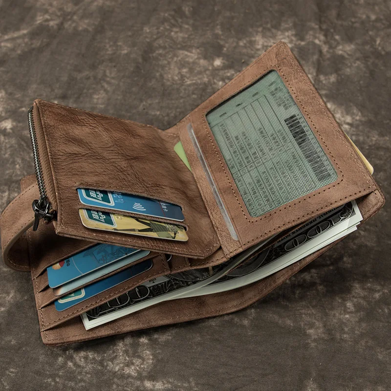YourSeason Retro Men Short Wallets And Purses 2021 Cowhide Coin Purse Male Casual Multi-card Wallet Card Holder Genuine Leather
YourSeason Retro Men Short Wallets And Purses 2021 Cowhide Coin Purse Male Casual Multi-card Wallet Card Holder Genuine Leather