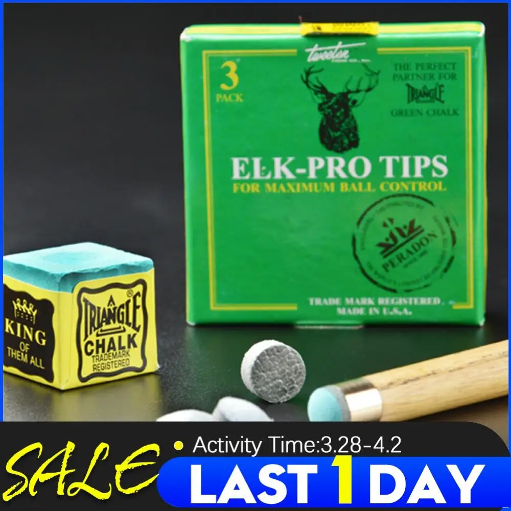 ELK-PRO Tip Billiard Cue Snooker Cue 10mm/10.5mm/11mm Tip M/H/EH Professional Billiad Accessories For Ronnie O'Sullivan
ELK-PRO Tip Billiard Cue Snooker Cue 10mm/10.5mm/11mm Tip M/H/EH Professional Billiad Accessories For Ronnie O'Sullivan