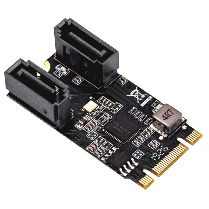 Плата расширения M.2 B + M Key для SATA III с 2 портами, чипсет Jmicro JMB582, добавьте 2 устройства SATA 3,0 к любому слоту M.2 2242
Плата расширения M.2 B + M Key для SATA III с 2 портами, чипсет Jmicro JMB582, добавьте 2 устройства SATA 3,0 к любому слоту M.2 2242