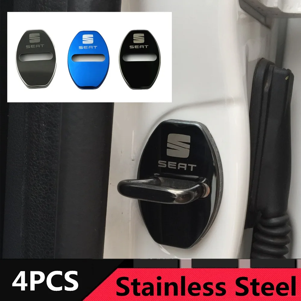 304 Stainless Steel car styling Fit For Seat FR leon ibiza Altea Alhambra Accessories Sticker Door lock Cover 4pcs/lot
304 Stainless Steel car styling Fit For Seat FR leon ibiza Altea Alhambra Accessories Sticker Door lock Cover 4pcs/lot