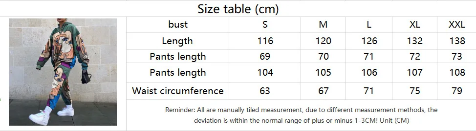 Face Graffiti New Hip Hop Sweatshirt Pant Thin Suit Women Two Piece Set Casual Street Tracksuit Fashion Girls Loose Plus Size 
Face Graffiti New Hip Hop Sweatshirt Pant Thin Suit Women Two Piece Set Casual Street Tracksuit Fashion Girls Loose Plus Size