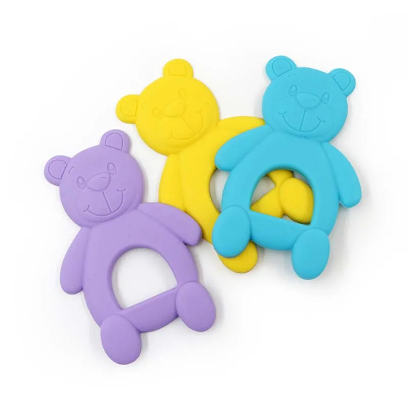 Baby Teether Silicone Cute Bear Molar Stick Kids Boy Girl Bite Tool Infant Unisex Safe Non-toxic Toothbrush Children Mouth Care
Baby Teether Silicone Cute Bear Molar Stick Kids Boy Girl Bite Tool Infant Unisex Safe Non-toxic Toothbrush Children Mouth Care