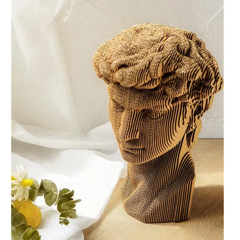 David Head Portraits Sculpture Decoration Nordic Home Living Room Decor Abstract Characters DIY Assemble Craftwork X5665 
David Head Portraits Sculpture Decoration Nordic Home Living Room Decor Abstract Characters DIY Assemble Craftwork X5665