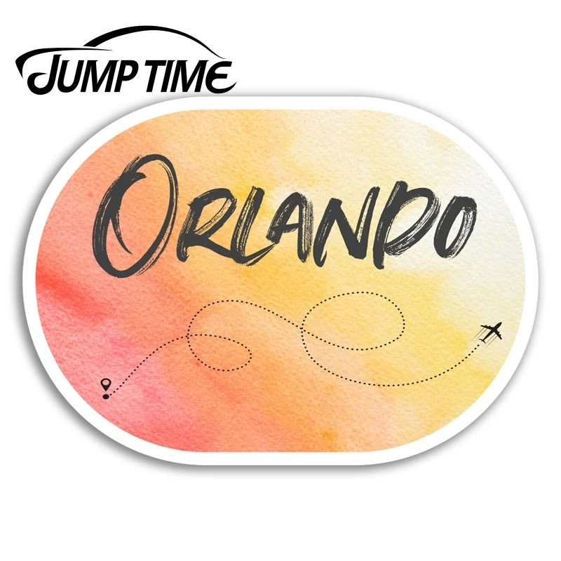 Время прыжка для Orlando виниловая наклейка s Florida стикер Америка ноутбука багаж