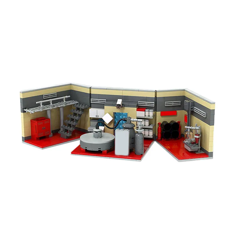 Moc American TV Show Classic Breaking Bad Laboratory Building Blocks Kit High-Tech Lab House Bricks Idea Toys Children Gifts
Moc American TV Show Classic Breaking Bad Laboratory Building Blocks Kit High-Tech Lab House Bricks Idea Toys Children Gifts