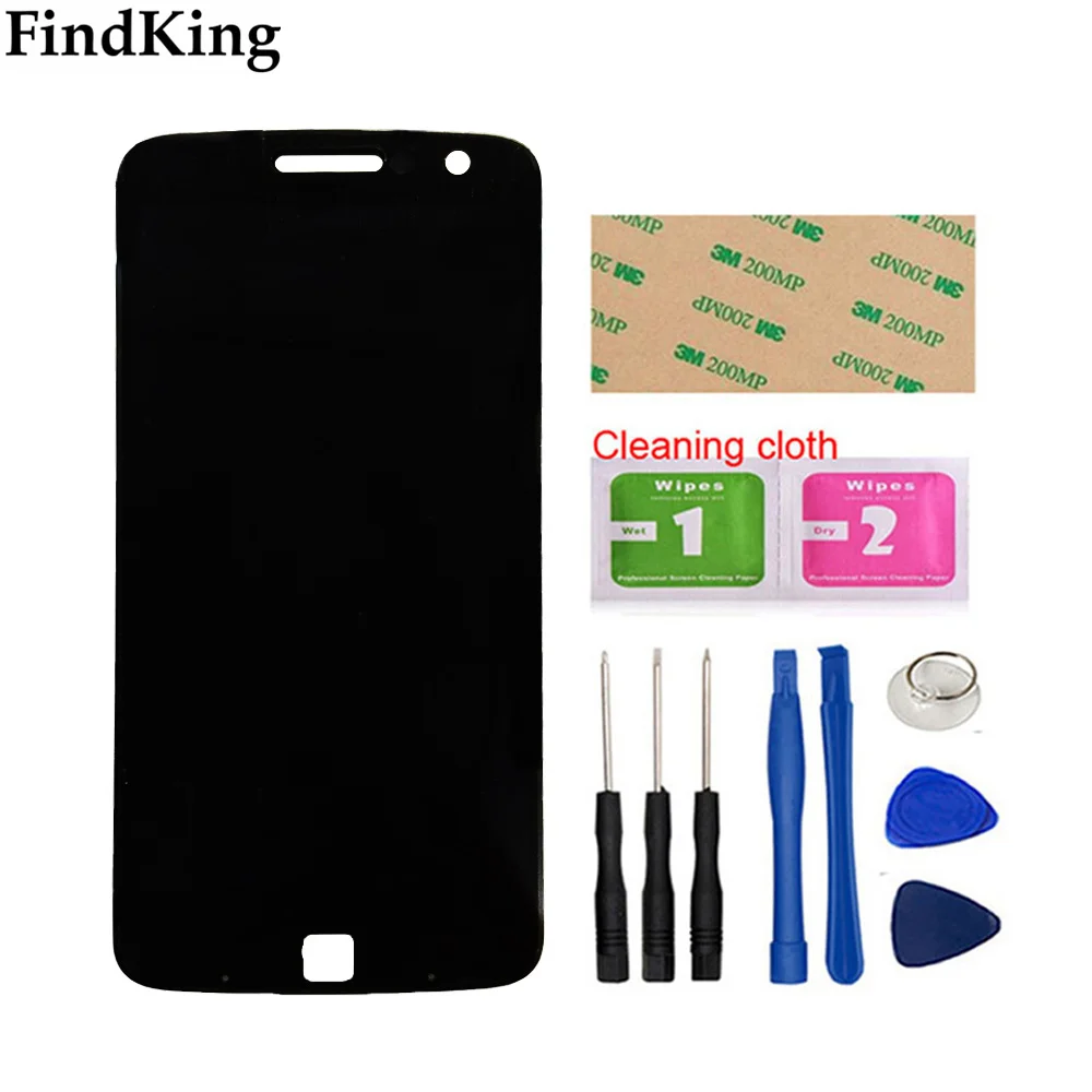 5.99'' Mobile LCD Display For Motorola Z XT1650-1 XT1650-3 Touch Screen LCD Display Digitizer Panel Sensor Lens Tools 3M Glue
5.99'' Mobile LCD Display For Motorola Z XT1650-1 XT1650-3 Touch Screen LCD Display Digitizer Panel Sensor Lens Tools 3M Glue