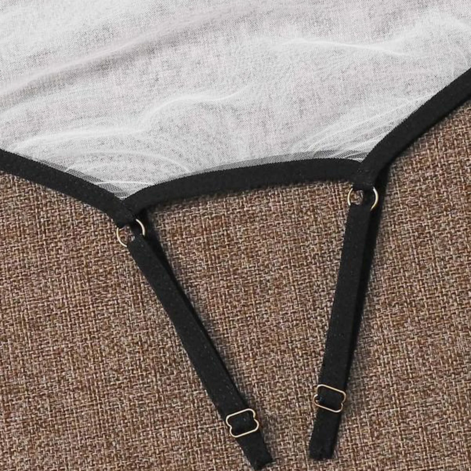 Ladies Sexy Transparent Mesh Bodysuit Erotic Underwear Halter Neck Halter Sling Underwear See Through Lingerie
Ladies Sexy Transparent Mesh Bodysuit Erotic Underwear Halter Neck Halter Sling Underwear See Through Lingerie