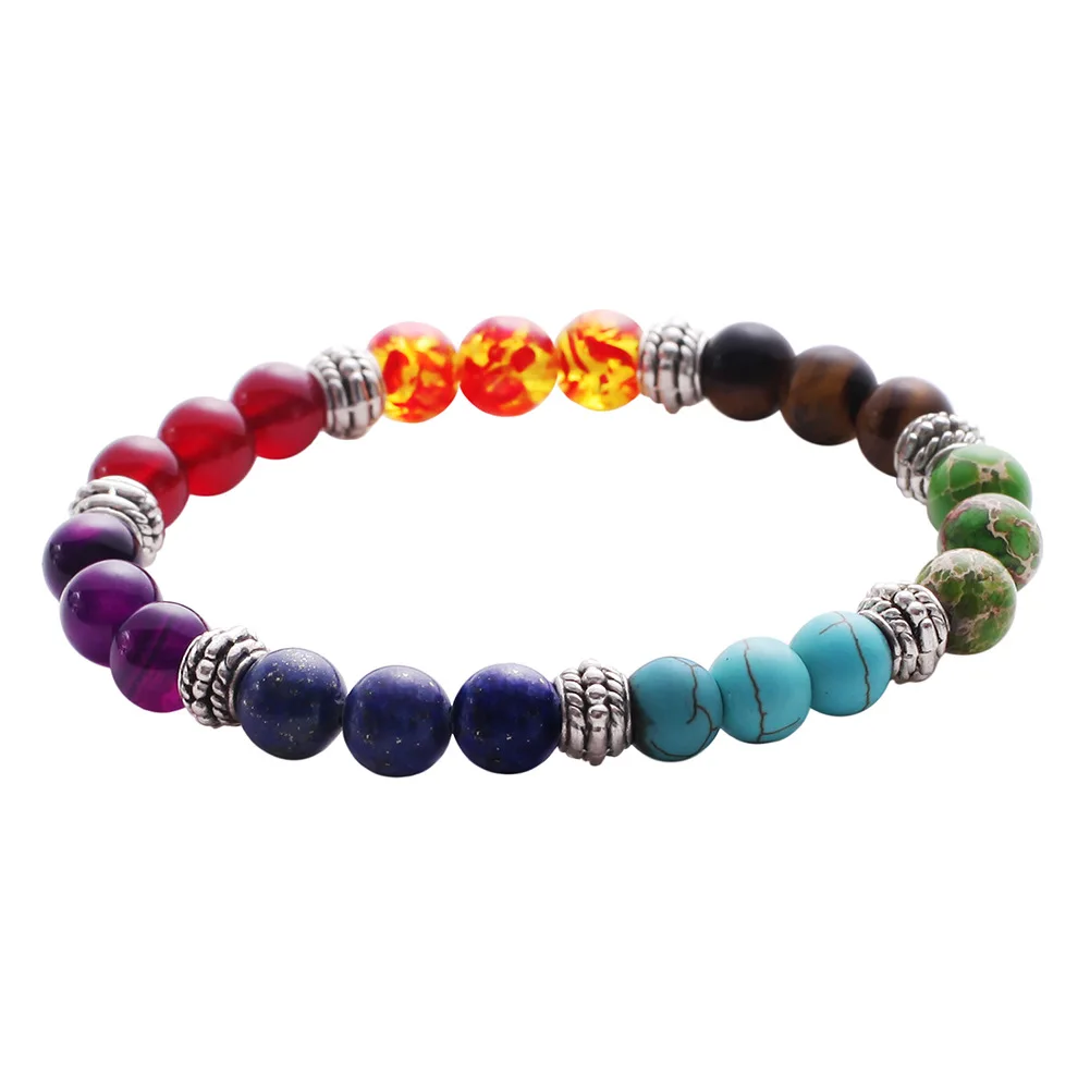 Mens Womens 7 Chakra Mixed Stone Healing Chakra Pray Mala Bracelet Lava Rock DIY Beads Jewelry Balancing Bracelets
Mens Womens 7 Chakra Mixed Stone Healing Chakra Pray Mala Bracelet Lava Rock DIY Beads Jewelry Balancing Bracelets