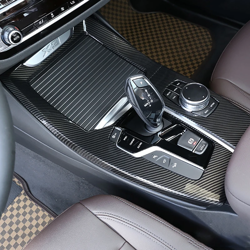 Carbon Fiber Auto Interior Gear Shift Knob Cover Multimedia Button Panel Trim Sticker For BMW X3 G01 X4 G02 2018 Car Accessories
Carbon Fiber Auto Interior Gear Shift Knob Cover Multimedia Button Panel Trim Sticker For BMW X3 G01 X4 G02 2018 Car Accessories