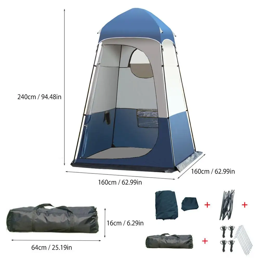 Portable Privacy Shower Tent Top Beach Fishing Shower Outdoor Camping Toilet Tent Changing Room Dressing Tent With Carrying Bag
Portable Privacy Shower Tent Top Beach Fishing Shower Outdoor Camping Toilet Tent Changing Room Dressing Tent With Carrying Bag