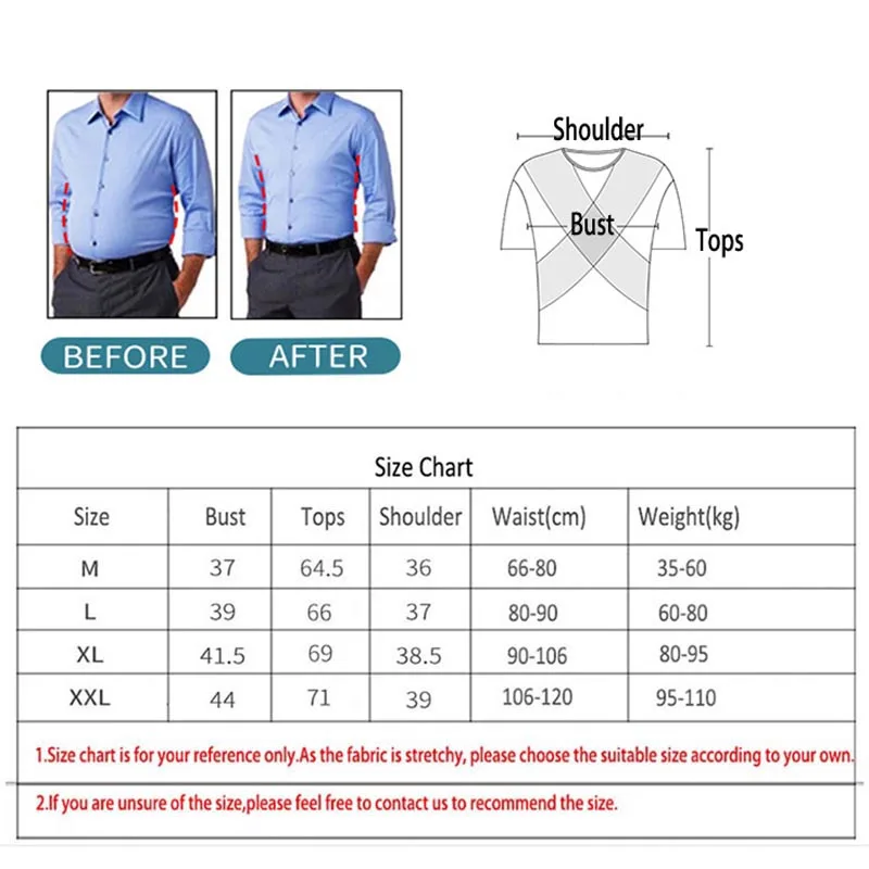 Fashion Men Shapers Tops Breathable Body Shaping Short-sleeved Top Enhancer Tummy Control Slimming Underwear Shapewear
Fashion Men Shapers Tops Breathable Body Shaping Short-sleeved Top Enhancer Tummy Control Slimming Underwear Shapewear