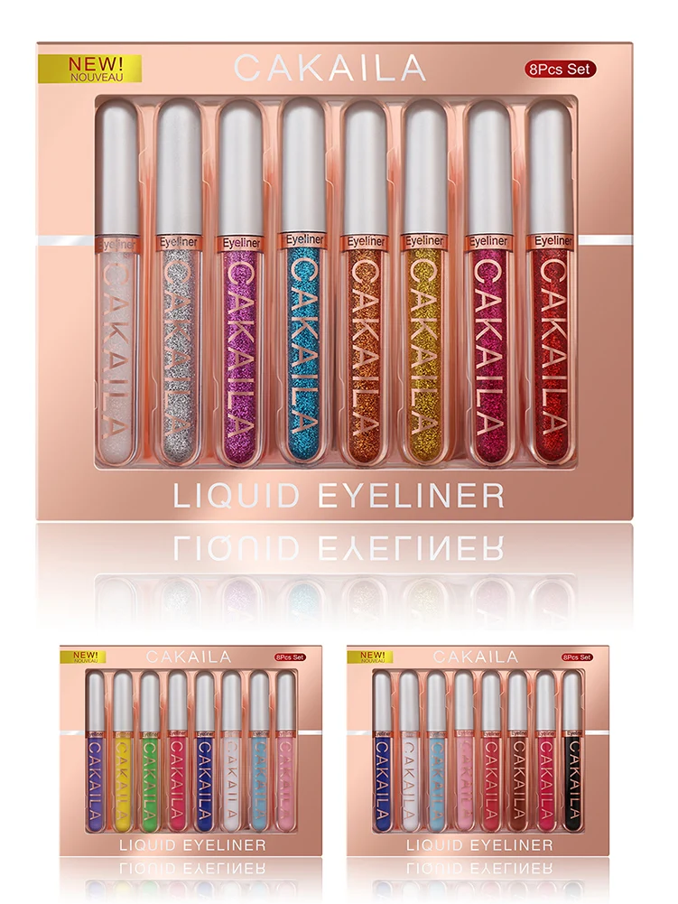 Liquid Eyeliner Set Waterproof Smudge-proof Eyeliner High Pigmented Glitter Eyeliner Pen Set Eyes Makeup Cosmetics Tools New
Liquid Eyeliner Set Waterproof Smudge-proof Eyeliner High Pigmented Glitter Eyeliner Pen Set Eyes Makeup Cosmetics Tools New
