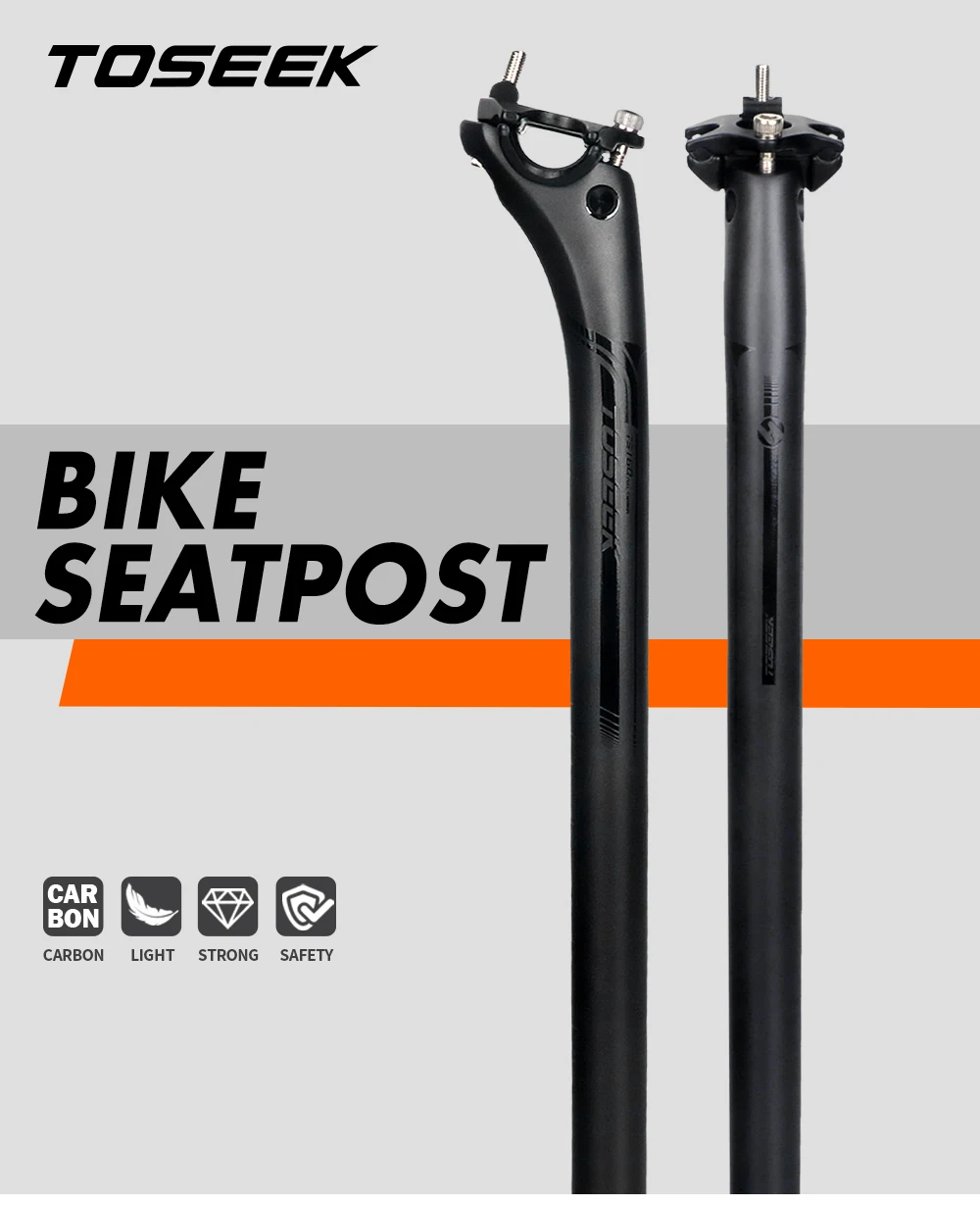 Carbon Fibre Bicycle Seatpost 27.2/30.8/31.6mm Matte MTB Mountain Road Bike seat post 350/400mm seat tube bicycle parts
Carbon Fibre Bicycle Seatpost 27.2/30.8/31.6mm Matte MTB Mountain Road Bike seat post 350/400mm seat tube bicycle parts