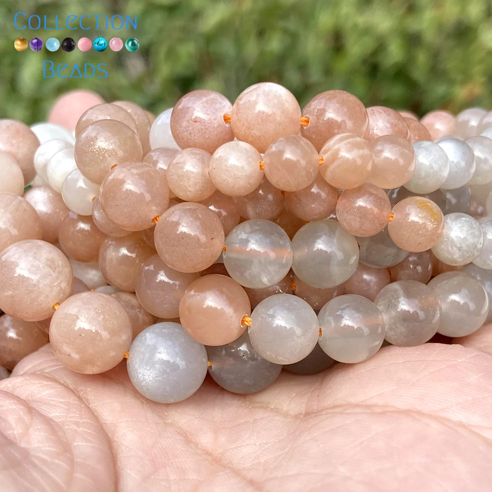 6/8/10mm Natural Stone Beads Colorful Moonstone Round Spacer Loose Beads For Jewelry Making DIY Bracelet Handmade Accessories
6/8/10mm Natural Stone Beads Colorful Moonstone Round Spacer Loose Beads For Jewelry Making DIY Bracelet Handmade Accessories