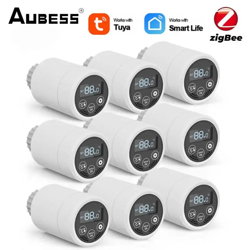AUBESS Tuya Smart Home Smart Heating Thermostat Temperature Controller Adjustment Thermoregulator APP Control With Alexa Google
AUBESS Tuya Smart Home Smart Heating Thermostat Temperature Controller Adjustment Thermoregulator APP Control With Alexa Google