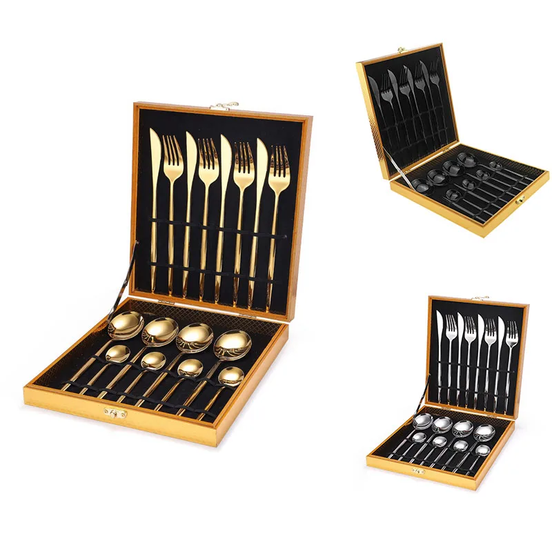 Набор столовых приборов из нержавеющей стали, комплект из 16 приборов, вилка, ложка, нож, вилка, ложка
Набор столовых приборов из нержавеющей стали, комплект из 16 приборов, вилка, ложка, нож, вилка, ложка