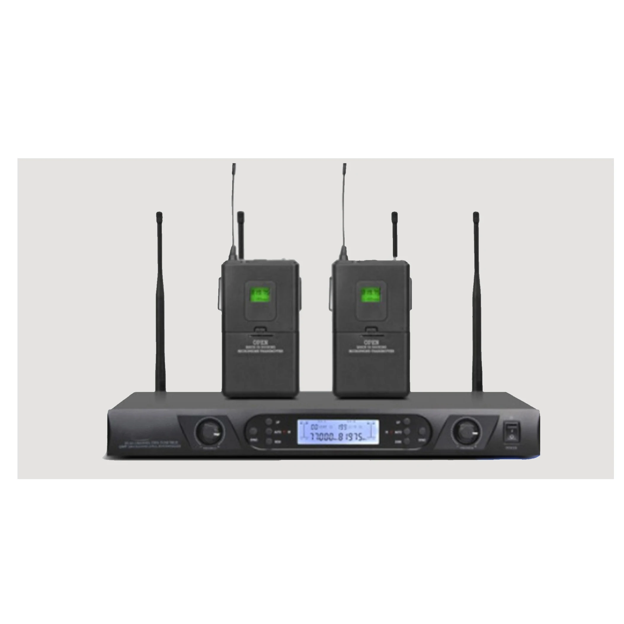 SN-8800 профессиональный 2-канальный прием разнесенных сигналов UHF, беспроводной микрофон
SN-8800 профессиональный 2-канальный прием разнесенных сигналов UHF, беспроводной микрофон