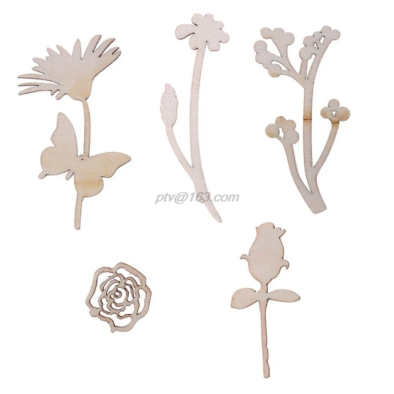 30pcs Cut Wood Embellishment Wooden Rose Shape Craft Wedding Decor 
30pcs Cut Wood Embellishment Wooden Rose Shape Craft Wedding Decor