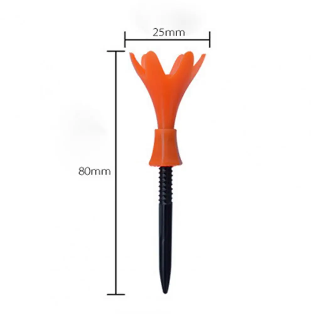 1Pcs 80mm Plastic Golf Training Ball Tee Step Down Golf Ball Holder Tees Outdoor Golf Tees Accessories Golf Tees