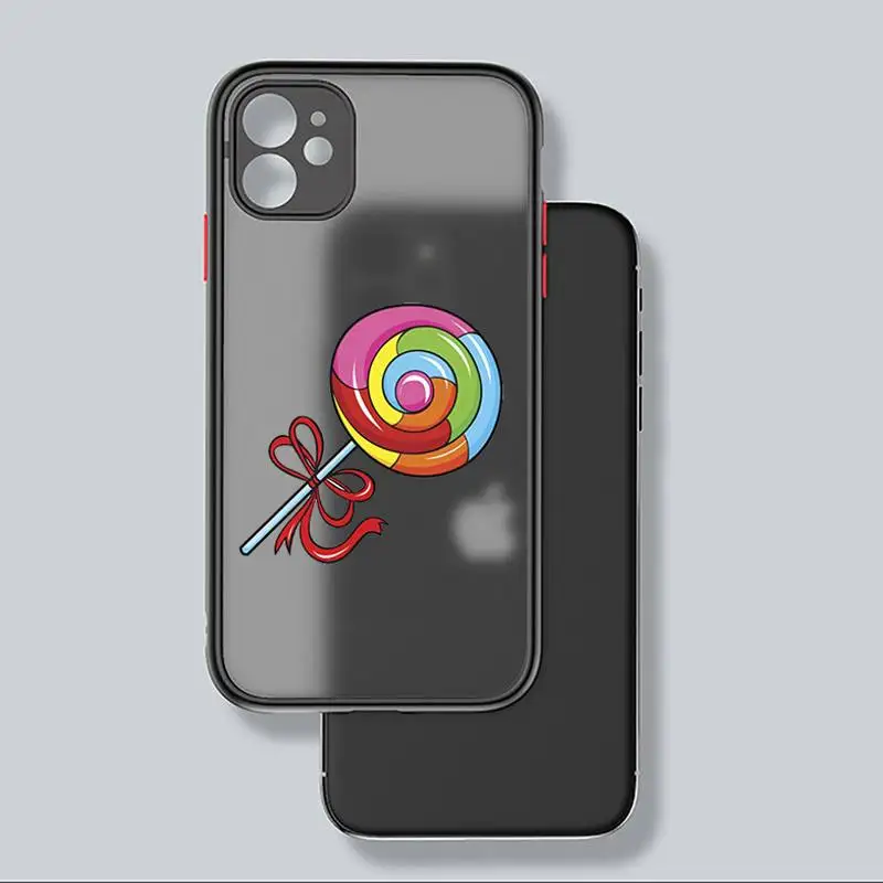 Cartoon lollipop candy Phone Case matte transparent For iphone 7 8 11 12 plus mini x xs xr pro max cover
Cartoon lollipop candy Phone Case matte transparent For iphone 7 8 11 12 plus mini x xs xr pro max cover
