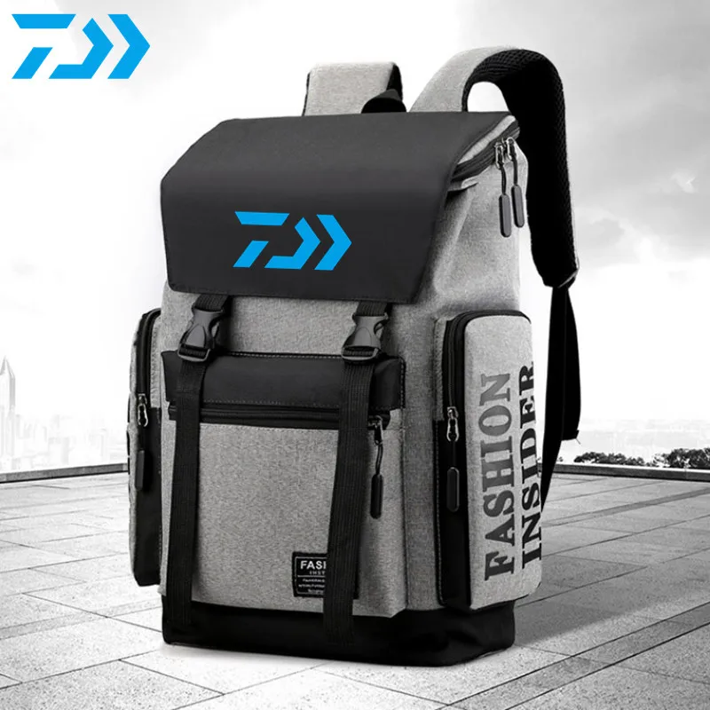 DAIWA Fishing Bag Men's Outdoor Sports Wear-resistant Waterproof Fishing Backpack Large Capacity Simple Travel Fishing Backpack
DAIWA Fishing Bag Men's Outdoor Sports Wear-resistant Waterproof Fishing Backpack Large Capacity Simple Travel Fishing Backpack