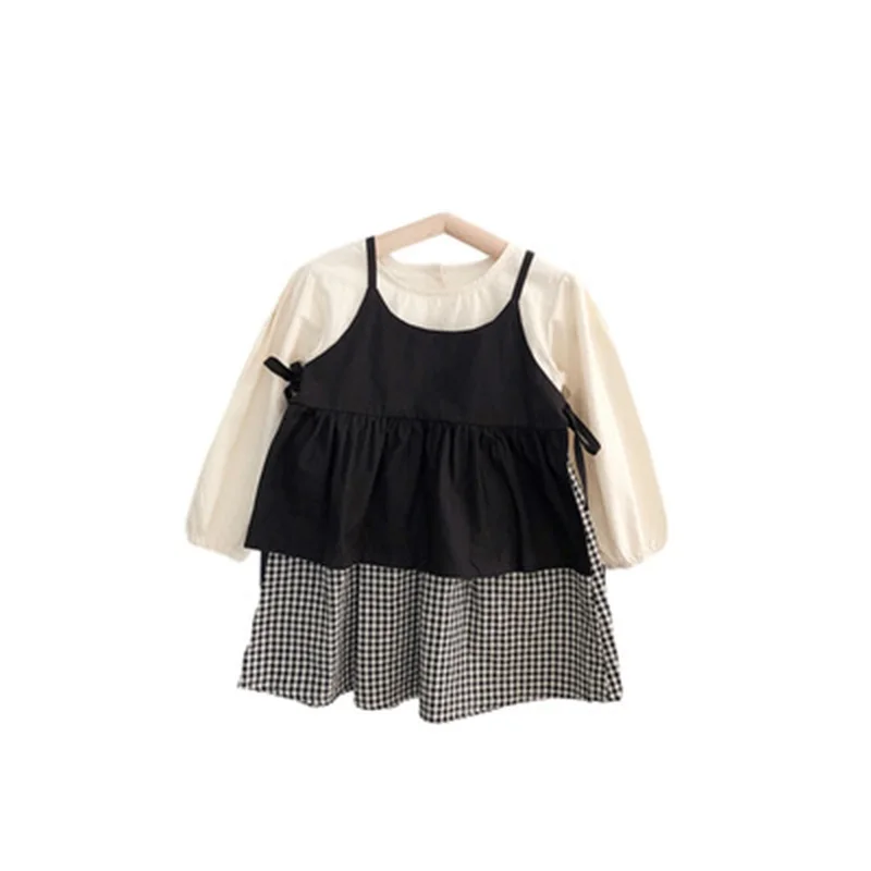 New product girls splicing two-piece set 2021 spring and autumn new children's fashion suspender dress baby girl clothes
New product girls splicing two-piece set 2021 spring and autumn new children's fashion suspender dress baby girl clothes