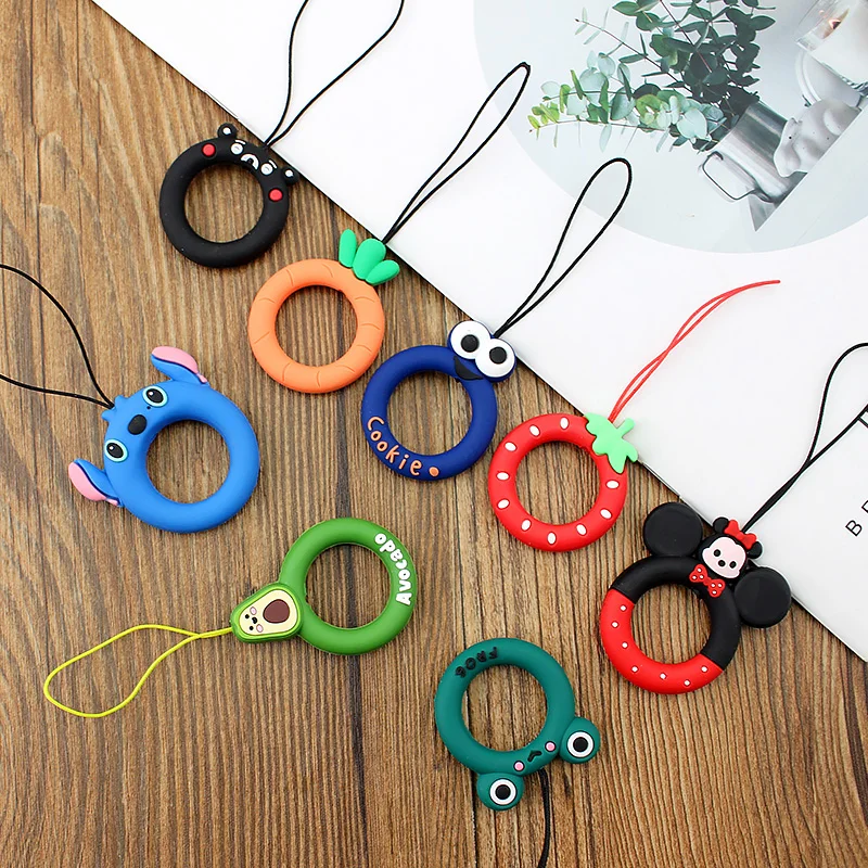 Universal Cute Cartoon Anti-lost Finger Ring Lanyard With Elastic Mobile Phone Strap For Phone Case Mobile Phone Accessories
Universal Cute Cartoon Anti-lost Finger Ring Lanyard With Elastic Mobile Phone Strap For Phone Case Mobile Phone Accessories