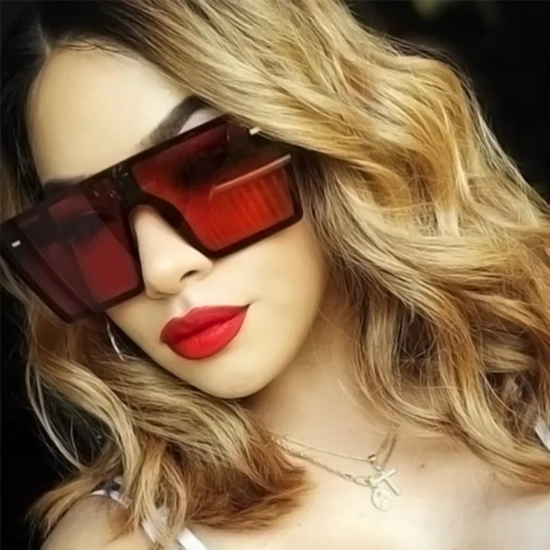 Fashion Women Oversized Square Sunglasses Retro Big Frame Sun Glasses For Women Vintage Gafas Shade Oculos De Sol
Fashion Women Oversized Square Sunglasses Retro Big Frame Sun Glasses For Women Vintage Gafas Shade Oculos De Sol