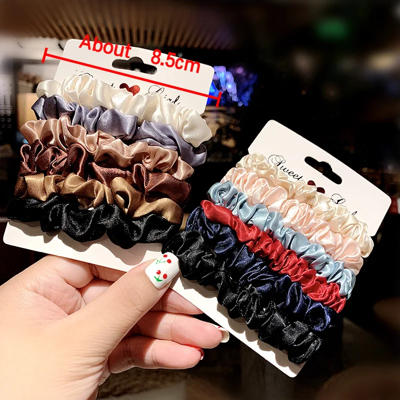 5/6pcs/set Simple elastic Head ties Rope Female girls Korean Colorful Fabric Hair Band Velvet Rubber Band kids Hair Accessory 
5/6pcs/set Simple elastic Head ties Rope Female girls Korean Colorful Fabric Hair Band Velvet Rubber Band kids Hair Accessory