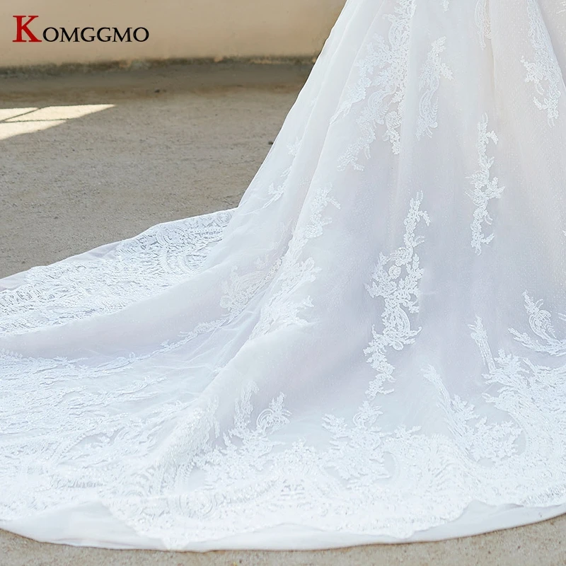 High-End Boat Neck Embroidery Appliques Tulle Off the Shoulder Bridal Ball Gown Luxury Cathedral Train Lace Up Wedding Dress
High-End Boat Neck Embroidery Appliques Tulle Off the Shoulder Bridal Ball Gown Luxury Cathedral Train Lace Up Wedding Dress