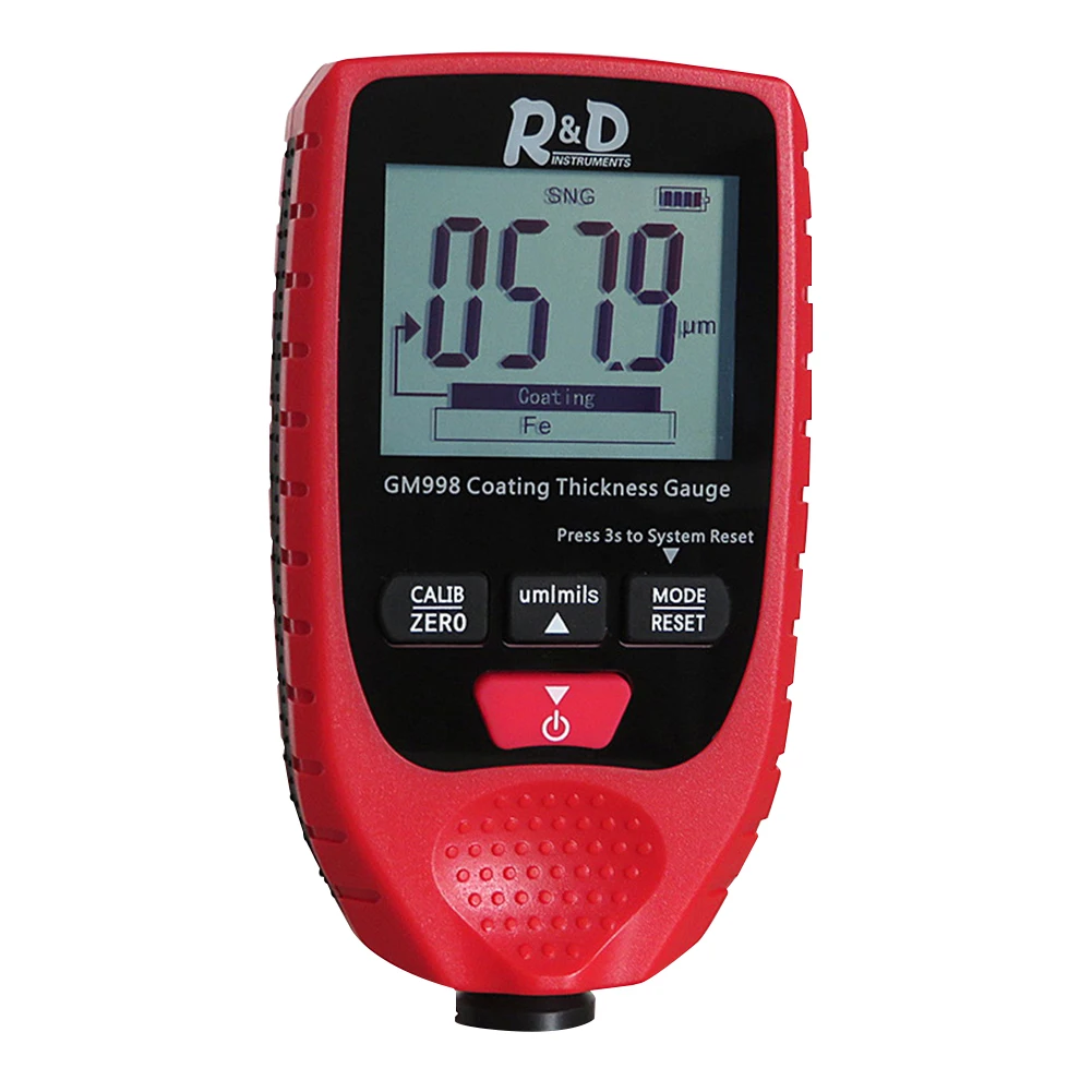High Precision Car Paint Thickness Gauge Meter Portable Handheld Battery Powered Multifunction LCD Display Anti Slip Home
High Precision Car Paint Thickness Gauge Meter Portable Handheld Battery Powered Multifunction LCD Display Anti Slip Home