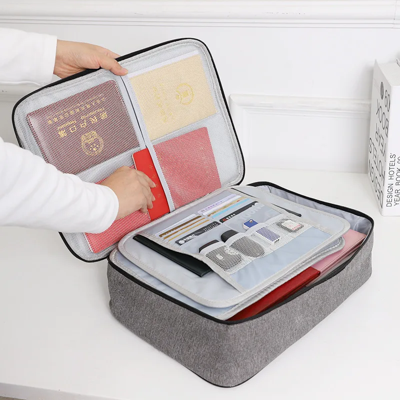 Large Document Bag File Folder Essential Oil Storage Bag Travel Passport Card Holder Password Privacy Storage With Lock
Large Document Bag File Folder Essential Oil Storage Bag Travel Passport Card Holder Password Privacy Storage With Lock