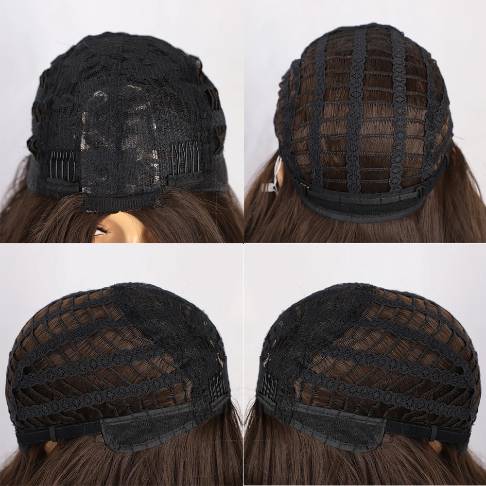 NNZES 26inches Natural Wave Wig Middle Part Long Synthetic Brown Black Wig for Black Women Heat Resistant Cosplay Wig
NNZES 26inches Natural Wave Wig Middle Part Long Synthetic Brown Black Wig for Black Women Heat Resistant Cosplay Wig