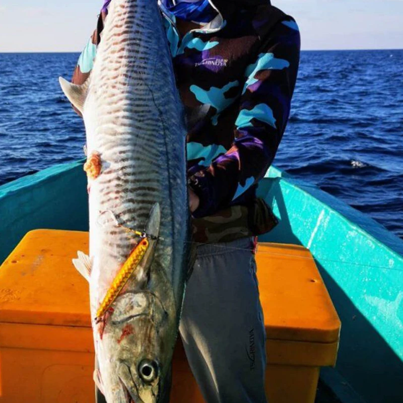 TSURINOYA 80g Fast Sinking JIG Fishing Lure Artificial Boat Lead Metal Bait Sea Fishing Tackle Hard Baits Tuna Seabass
TSURINOYA 80g Fast Sinking JIG Fishing Lure Artificial Boat Lead Metal Bait Sea Fishing Tackle Hard Baits Tuna Seabass
