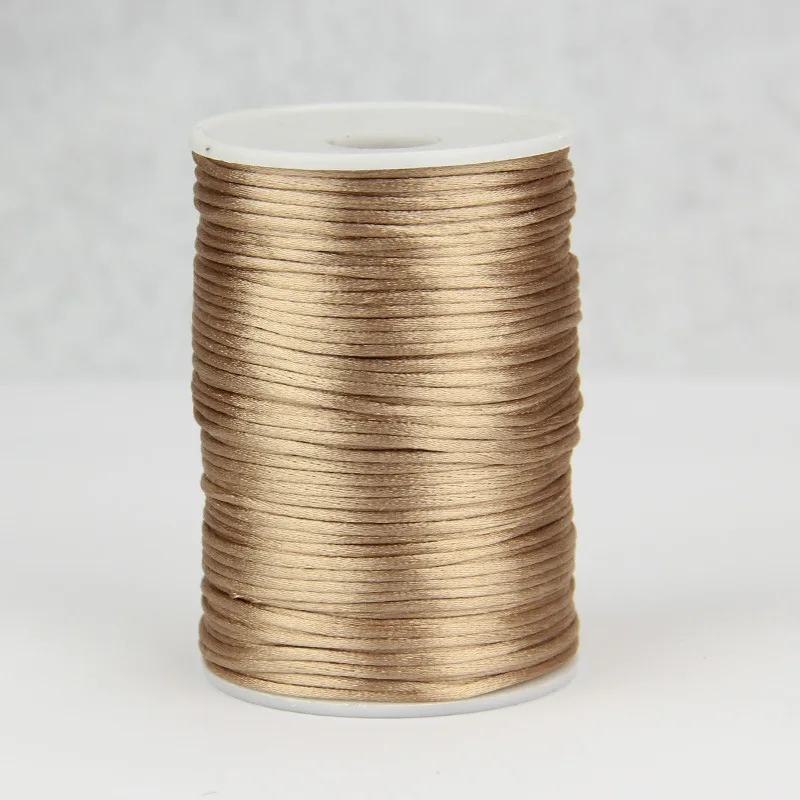100yards Roll Cords Jewelry Making 2mm Satin Rope DIY Handmade Accessories Bracelet Braided Thread Jewelry Findings Multi-color
100yards Roll Cords Jewelry Making 2mm Satin Rope DIY Handmade Accessories Bracelet Braided Thread Jewelry Findings Multi-color