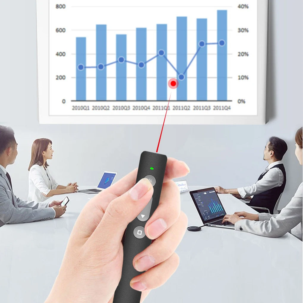 New Presentation Clicker Wireless Presenter Pointer N35 RF 2.4GHz PPT Slide Advancer USB Remote Control Flip Pen Powerpoint
New Presentation Clicker Wireless Presenter Pointer N35 RF 2.4GHz PPT Slide Advancer USB Remote Control Flip Pen Powerpoint