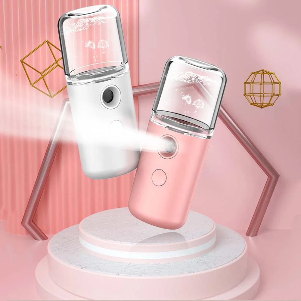 30ML Mini Face Mist Sprayer USB Charged Nano Face Steamer Moisturizing Humidifier Face Skin Care Tool Household Beauty Care
30ML Mini Face Mist Sprayer USB Charged Nano Face Steamer Moisturizing Humidifier Face Skin Care Tool Household Beauty Care