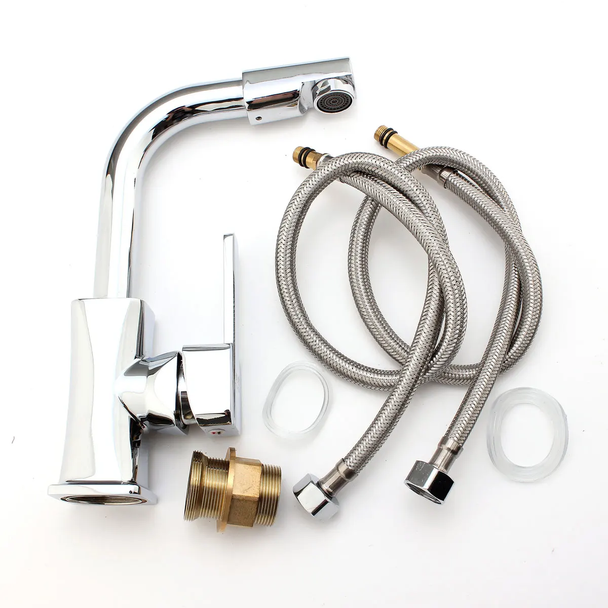 Brass Polished Kitchen Faucet Single Handle Single Hole Mixers Sink Tap Kitchen Faucet Modern Hot and Cold Water taps
Brass Polished Kitchen Faucet Single Handle Single Hole Mixers Sink Tap Kitchen Faucet Modern Hot and Cold Water taps