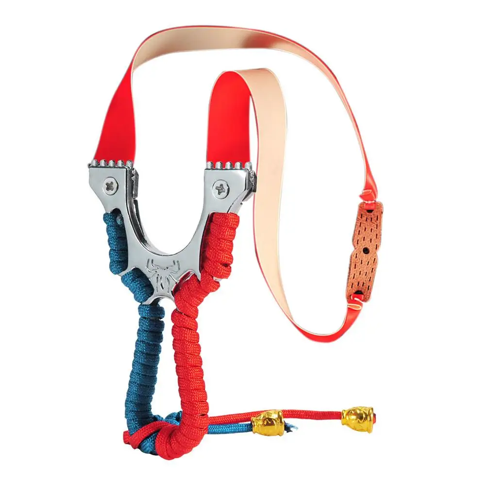 Portable Catapult Slingshot Competitive Aiming Flat Leather Spider Sling Shooter For Shooting Training Outdoor Slingshot Toy
Portable Catapult Slingshot Competitive Aiming Flat Leather Spider Sling Shooter For Shooting Training Outdoor Slingshot Toy