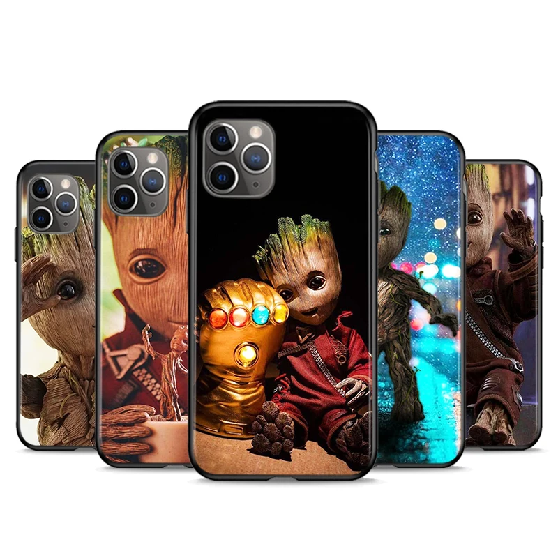 Marvel Avengers Groot Soft TPU For Apple iPhone 13 12 11 SE XS XR X 7 8 6 5 S mini Plus Pro MAX 2020 Black Phone Case
Marvel Avengers Groot Soft TPU For Apple iPhone 13 12 11 SE XS XR X 7 8 6 5 S mini Plus Pro MAX 2020 Black Phone Case