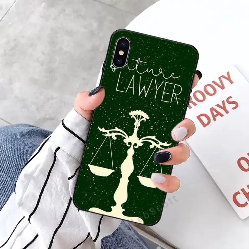 Law Student Lawyer Judge Phone Case for iPhone 11 12 mini pro XS MAX 8 7 6 6S Plus X 5S SE 2020 XR
Law Student Lawyer Judge Phone Case for iPhone 11 12 mini pro XS MAX 8 7 6 6S Plus X 5S SE 2020 XR