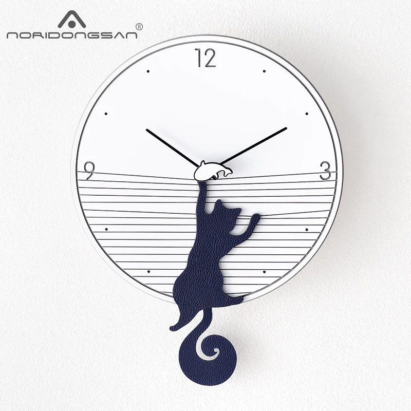 Creative Cat Wall Clock Modern Design Pendulum Hanging Kitchen Wall Clocks Wall Stickers Relojes Living Room Decoration BI50WC
Creative Cat Wall Clock Modern Design Pendulum Hanging Kitchen Wall Clocks Wall Stickers Relojes Living Room Decoration BI50WC