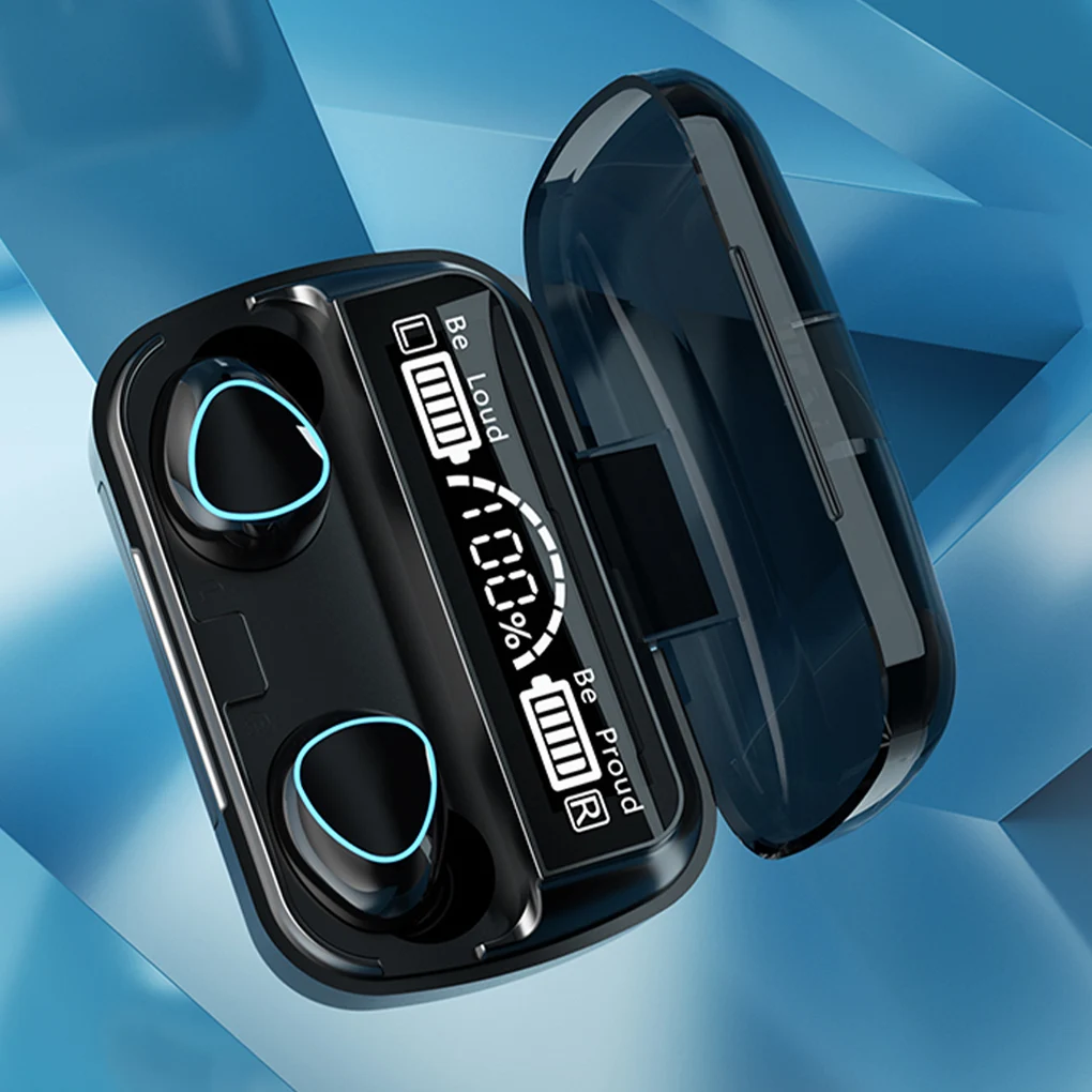 Bluetooth 5.1 TWS Earphones 3500mAh Charging Box Wireless Headphone 9D Stereo Sports Waterproof Earbuds Headsets With Microphone
Bluetooth 5.1 TWS Earphones 3500mAh Charging Box Wireless Headphone 9D Stereo Sports Waterproof Earbuds Headsets With Microphone